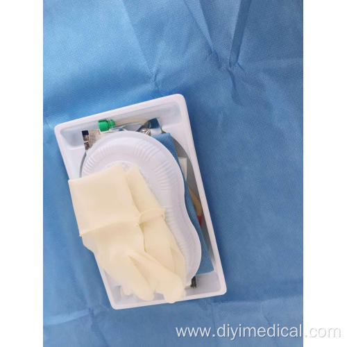 medical drainage urine bag with push valve